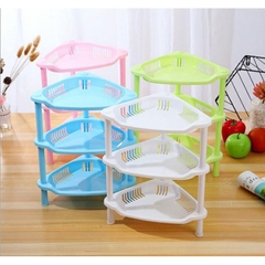 Kệ Góc Tam Giác Nhà Tắm 3 Tầng Việt Nhật, Kệ Dựng Gia Vị Lắp Ráp Xếp Gọn (5562-3) A1971