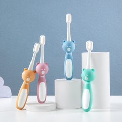 Bàn Chải Đánh Răng Lông Mềm Mini Sotf Cho Bé 1- 5 Tuổi Lông Tơ Siêu Mềm Mịn A4853