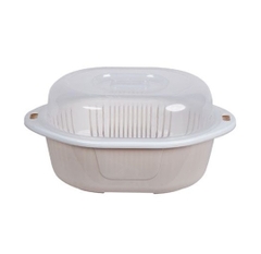 Bộ Chậu Rổ Có Nắp Việt Nhật Rửa Rau Củ Đựng Trái Cây Cao Cấp (3272) A2843