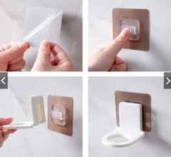 Móc Dán Tường Treo Chai Dầu Gội, Sữa Tắm, Xà Phòng, Nước Rửa Tay/ Giá Gắn Tường Nhà Tắm A1921