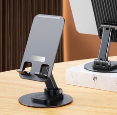 Giá Đỡ Điện Thoại Chân Tròn Xoay 360 Độ Để Bàn Nhựa A3521
