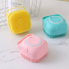 Bông Tắm Silicone Tạo Bọt Massage Tẩy Tế Bào Chết Mềm Mại A3623