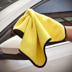 Khăn Vàng 30X40CM Lau Đa Năng Màu Vàng Lau Ô Tô Xe Hơi lau bếp lau kính lau tay 2 lớp siêu sạch siêu thấm hút A5132