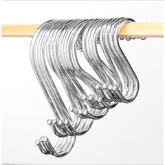 Móc inox Treo Đồ Hình Chữ S Dày Dặn cáp Treo Vật Dụng [1 Cái] A1115