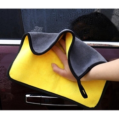 Khăn Lau Đa Năng Màu Vàng Lau Ô Tô Xe Hơi 30X30CM lau bếp lau kính lau tay 2 lớp siêu sạch siêu thấm hút A3844