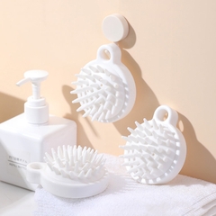 Lược Gội Đầu Massage Silicon Kích Thích Mọc Tóc Kích Thích Mọc Tóc (Màu Trắng) A2134