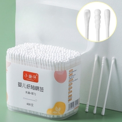 Hộp 200 Tăm Bông Ngoáy Tai 2 Đầu Vệ Sinh Tai - Đầu Nhỏ A4122