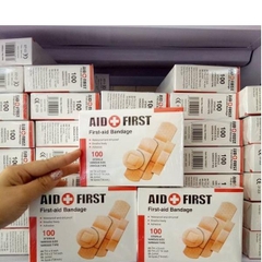 Hộp 100 Băng Gâu Y Tế  Miếng Dán Cá Nhân Dán Vết Thương A2144