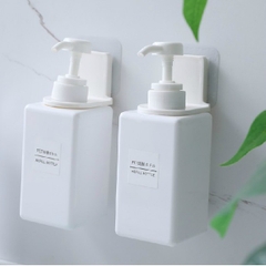 Móc Dán Tường Treo Chai Dầu Gội, Sữa Tắm, Xà Phòng, Nước Rửa Tay/ Giá Gắn Tường Nhà Tắm A1921