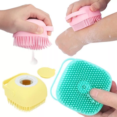 Bông Tắm Silicone Tạo Bọt Massage Tẩy Tế Bào Chết Mềm Mại A3623