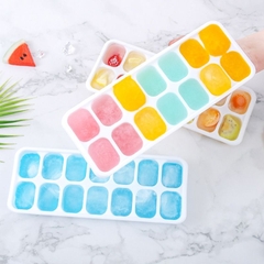 Khay Làm Đá Silicon Có Nắp Đậy 14 Viên Bảo Quản Chống Mùi A5312