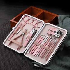 Bộ Dụng Cụ Cắt Tỉa Móng 18 Chi Tiết Đa Năng, Bộ Làm Nail Kèm Hộp  Nhỏ Gọn Siêu Đẹp Sang Chảnh A4831