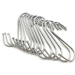 Móc inox Treo Đồ Hình Chữ S Dày Dặn cáp Treo Vật Dụng [1 Cái] A1115