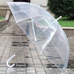 Ô Dù Trong Suốt Đi Mưa Ô Dù Chụp Hình Phong Cách Nhật Bản A0133