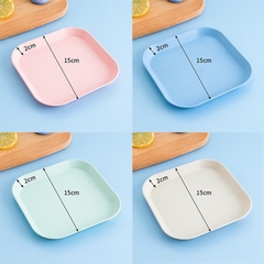 Đĩa Nhựa Lúa Mạch Đựng Thức Ăn, Trái Cây Bánh Kẹo A4762