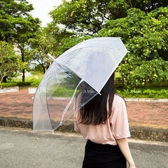 Ô Dù Trong Suốt Đi Mưa Ô Dù Chụp Hình Phong Cách Nhật Bản A0133