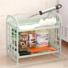 Kệ Nhựa Để Đồ Mini 2 Tầng Lắp Ghép A0751