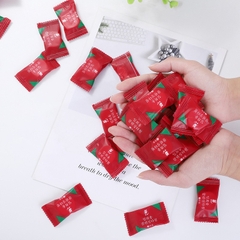 Khăn Giấy Nén Dạng Viên Kẹo Đỏ Khăn Lau Mặt Dùng 1 Lần Tiện Dụng (Kẹo Đỏ) A1132