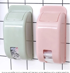 Hộp Đựng Túi Nilong Túi Đựng Rác Dán Tường Tiện Dụng Nhựa Việt Nhật (2755) A0942