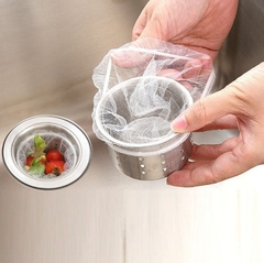 Set 100 Túi Lưới Lọc Rác Bồn Rửa Chén Túi Đựng Rác Bao Rác A3813