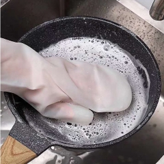 Găng Tay Rửa Chén Bát Tạo Bọt Silicon Bao Tay Vệ Sinh Nhà Cửa Găng Tay Cao Su A1821