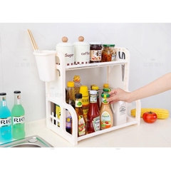 Kệ Gia Vị Nhà Bếp 2 Tầng Việt Nhật A1372