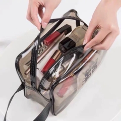 Bộ 3 Túi Đen Suốt Đựng Đồ Cá Nhân, Đựng Đồ Makup Vật Dụng Đi Du Lịch A4132