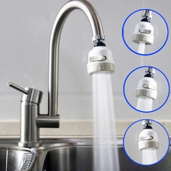 Đầu Vòi Tăng Áp Lực Nước Nối Vòi Rửa Chén Bát Xoay 360 Độ 2 Chế Độ A1924
