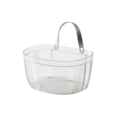 Giỏ treo đựng hành tỏi trong suốt dán tường đựng thực phẩm A4721