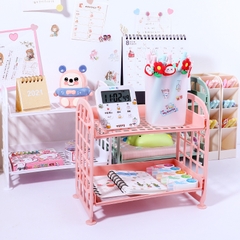 Kệ Nhựa Để Đồ Mini 2 Tầng Lắp Ghép A0751