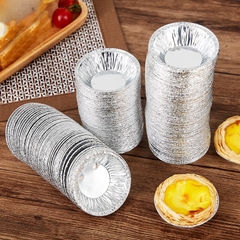 Set 100 Chén Giấy Bạc Lót Khuôn Nướng Bánh B206