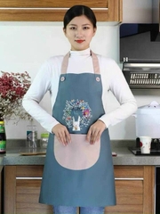 Tạp Dề Hoa Thỏ Có Túi Và Khăn Lau A1543