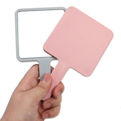 Gương Trang Điểm Cầm Tay Mini Nhỏ Gọn Bỏ Túi tiện lợi màu trơn mang du lịch A4821