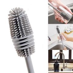 Cọ Rửa Ly Silicon Tay Cầm Dài Cọ Rửa Vệ Sinh A0322