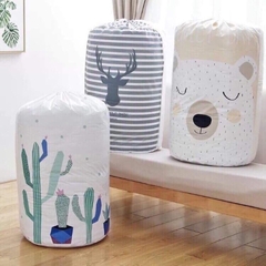 Túi Đựng Chăn Màn Dây Rút Chống Thấm Hình ( Trụ ) 40cm x 83cm A5161