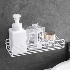 Kệ Nhà Tắm Dán Tường Bằng Kim Loại, Kệ Gia Vị Nhà Bếp Đựng Đồ Trang Trí Decor Phòng Khách A2751