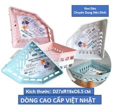 Kệ Nhà Tắm Dán Tường Tam Giác, Kệ Đựng Gia Vị Hokori Việt Nhật Dày Dặn Dán Tường Đựng Đồ Đa Năng (5610) A5532