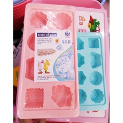 Khay Làm Đá Khuôn Thạch 8 Viên Việt Nhật, Vỉ Đá Làm Thạch 8 ô, Khay Chia Đồ ăn dặm cho bé (6921) A5343