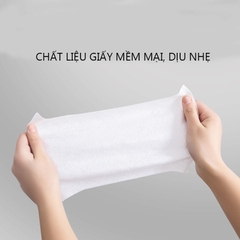 Bịch 8 Gói Khăn Giấy Ướt Mini Hoạt Hình Cao Cấp Bỏ Túi Tiện Lợi (64 khăn) A2724