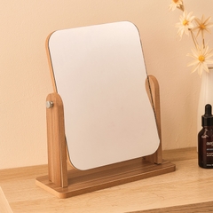Gương Trang Điểm Để Bàn Bằng Gỗ Cao Cấp Tràn Viền Phong Cách Hàn Quốc A2921