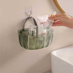 Giỏ treo đựng hành tỏi trong suốt dán tường đựng thực phẩm A4721