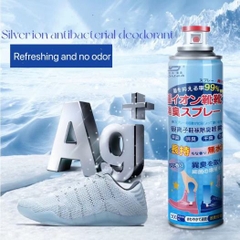 Bình Xịt Khử Mùi Giày 260ml Công Nghệ Bạc AG+, Chống Hôi Chân, Ngăn Mồ Hôi, Diệt Khuẩn, Hiệu Quả Đến 24h Hương Chanh (Xanh)-A2731