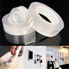 Băng Keo 2 Mặt Siêu Dính Trong Suốt Dày 1mm A1914- 3 Mét