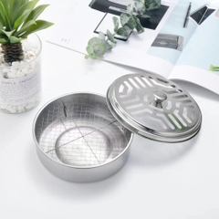 Hộp Inox Đựng Nhang Muỗi Có Nắp Đậy Đựng Nhang Muỗi A1923