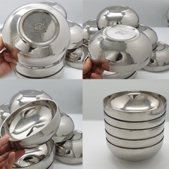 Bát Inox 2 Lớp Cách Nhiệt Chống Nóng, Bát ăn Cơm cho Trẻ em không lo rớt vỡ A4041