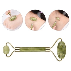 Thanh Đá Lăn Massage Mặt, Mắt, Cổ 2 Đầu - Cây Lăn Massage Mặt Đá Tự Nhiên A4813