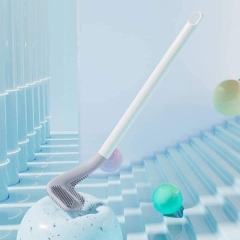 Chổi Cọ Toilet Silicon chữ L Vệ Sinh Bồn Cầu Nhà Tắm A0443