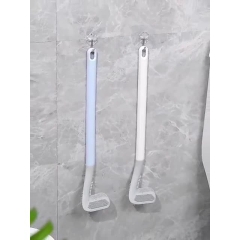 Chổi Cọ Toilet Silicon chữ L Vệ Sinh Bồn Cầu Nhà Tắm A0443