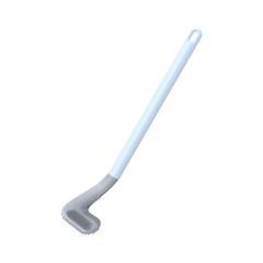 Chổi Cọ Toilet Silicon chữ L Vệ Sinh Bồn Cầu Nhà Tắm A0443