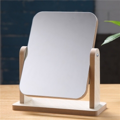 Gương Trang Điểm Để Bàn Bằng Gỗ Cao Cấp Tràn Viền Phong Cách Hàn Quốc A2921